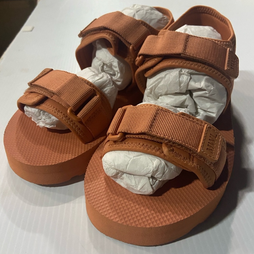 Tan Adjustable Strap Sandals